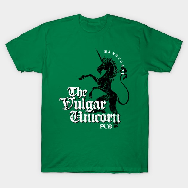 The Vulgar Unicorn T-Shirt by MindsparkCreative